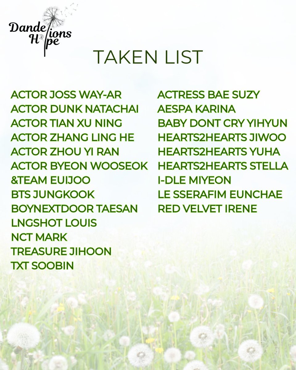 Dandelions Hype tweet media