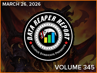 ViciousHS's tweet photo. vS Data Reaper Report 345 - https://t.co/V3kiCDg1TM
#DataReaper #Hearthstone @PlayHearthstone https://t.co/607xuEatme