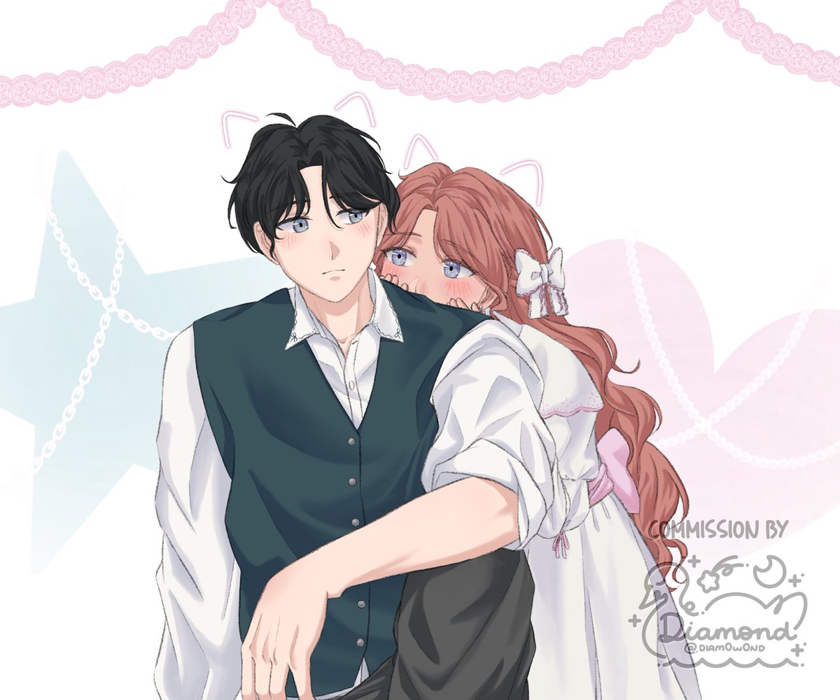 diam0w0nd's tweet image. A Regulus and his lovely wife from my very own hands… 🐈‍⬛🎀

「#VGenComm #commsopen #yumetwt 」