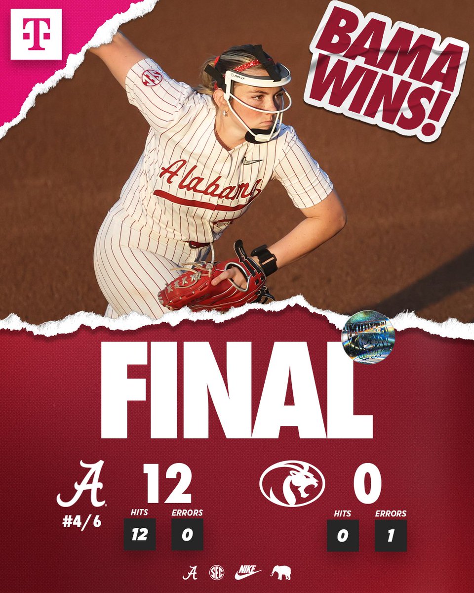 Alabama Softball tweet media