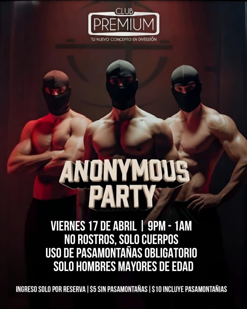 secrethousesv's tweet photo. 🔒 ANONYMOUS PARTY
Reserva tu lugar a partir de hoy en recepción al visitar el club o llena el formulario aquí 👉 https://t.co/PTNNQClTQM
Exclusividad garantizada. 🚨✨
#ElSalvador #SanSalvador #ClubPremium https://t.co/MGPmHX88ke