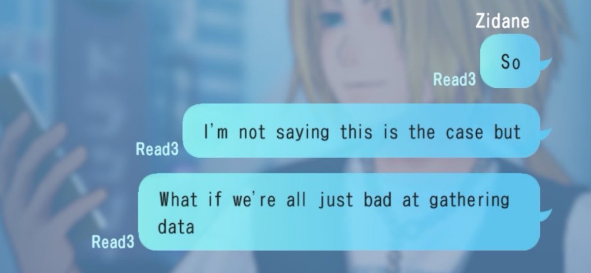 My monkey angel of death child really saying "hey so what if we're all just shit" in true Tantalus style, 10/10 writing, losing it rn