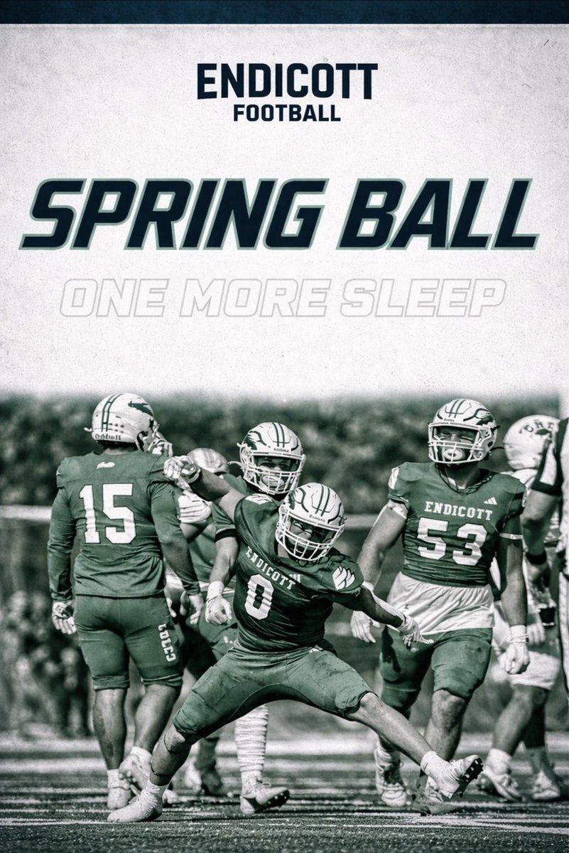Endicott College Football tweet media