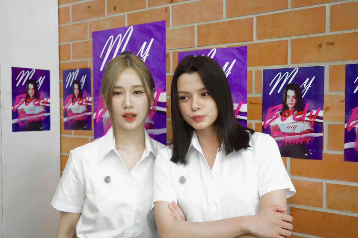 beckyfanclub05's tweet photo. 📸 💜 : 𝘀𝗶𝘃𝗮𝗿𝗼𝗷𝗸𝗮𝗿𝗻𝗸𝗼𝗻𝗴𝘀𝗮𝗸𝘂𝗹

ฝากตามเชียร์เด็กใหม่ อีพี 4 กันต่อด้วยน้าาา เชียร์ให้ดูแบบเวอร์ไม่เซนเซอร์นะคับ ดีใจที่ได้มาแจมกับโปรเจคแนนโน๊ะ น้องสองคนน่ารักมากคับ ✌🏼💋💋💋

#GirlFromNowhereTheReset 
#เด็กใหม่TheReset
#beckysangels #BeckyArmstrong https://t.co/4yB9u5BnTY