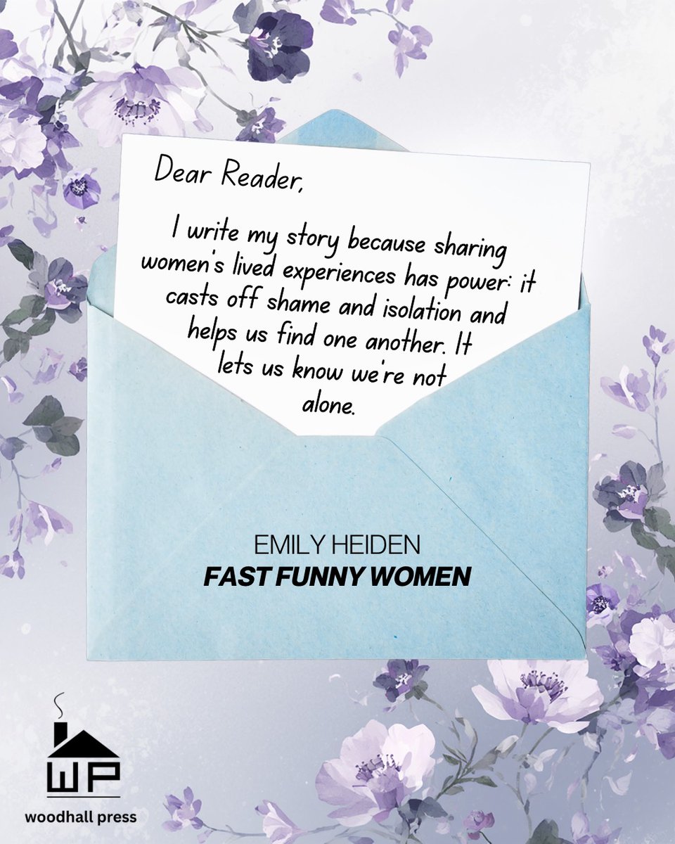 WoodhallPress's tweet photo. #WomensHistoryMonth thoughts from #author Emily Heiden!
Emily's #essay appears in #FASTFUNNYWOMEN #flashnonfiction #womensempowerment #anthology edited by @TheGinaBarreca. https://t.co/e8BR1azIym
#womenauthors #femaleauthors #funnywomen #mustread #WomensHistoryMonth2026 https://t.co/QzxGNFEAKg