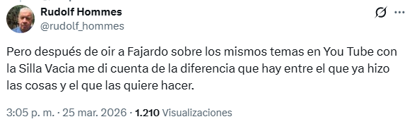 Pedro Colmenares tweet media