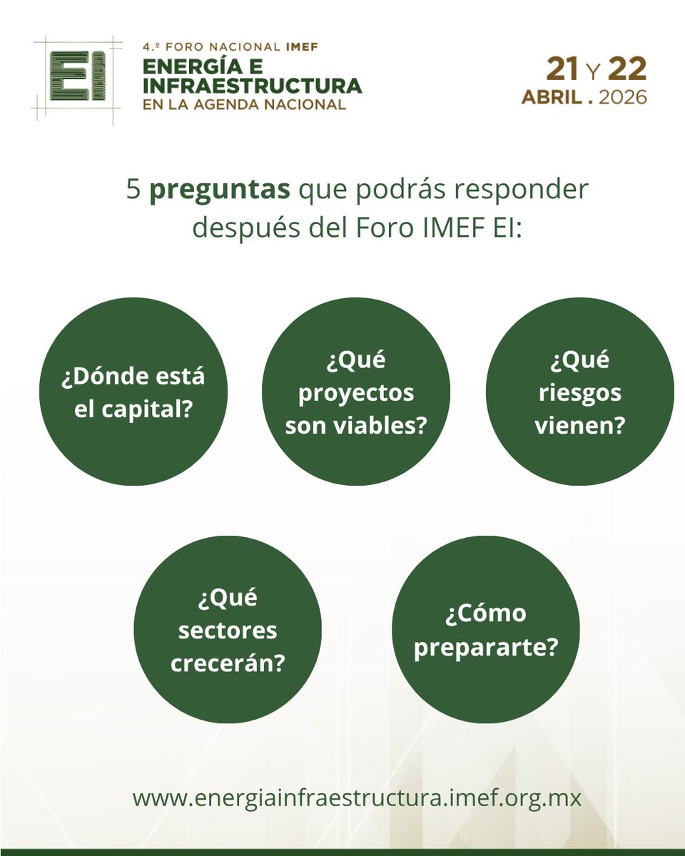 IMEF Oficial tweet media