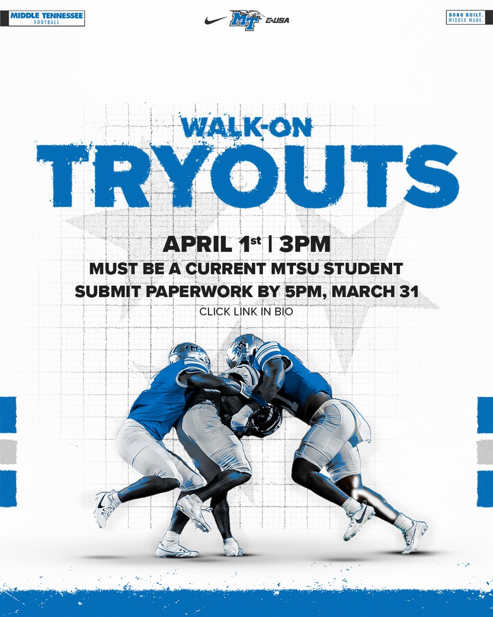 Middle Tennessee Football tweet media