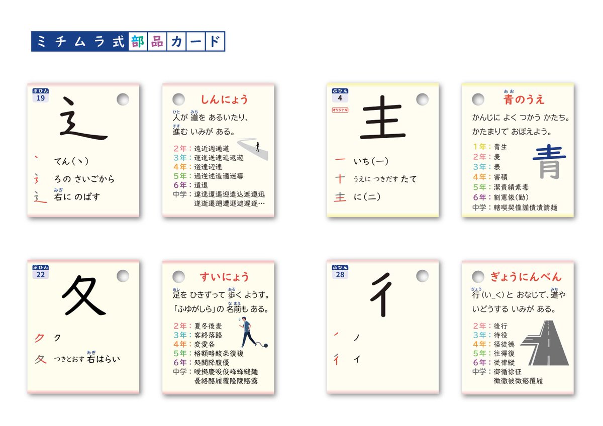 ミチムラ式漢字学習法@公式アカウント tweet media