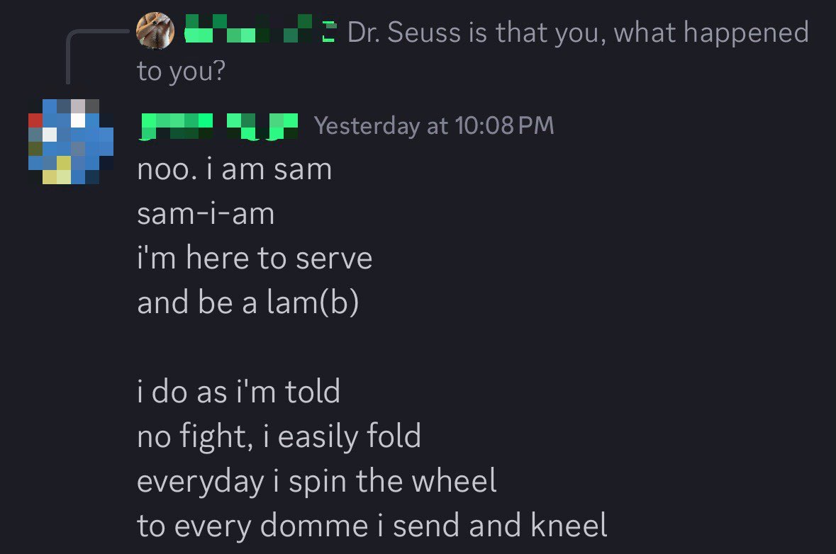 Findom Fortune Discord tweet media