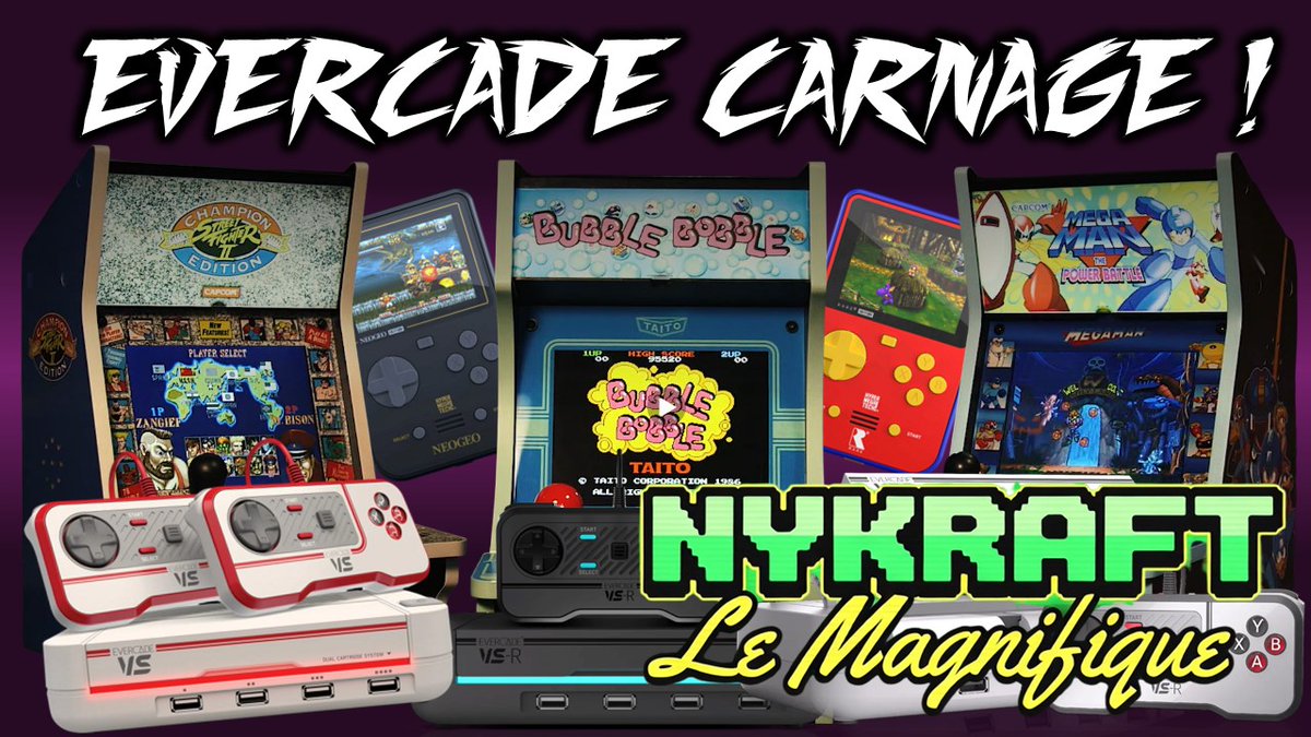 LeVraiNyKraft's tweet photo. Live Twitch 26 mars, je jouerai sur EVERCADE ! Plein de cartouches super sympa à faire dans la joie et la bonne humeur ! N'hésitez pas à faire un saut pour discuter via le tchat ! #evercade #retrogaming #8bit #16bit #toaplan #jaleco #dataeast #megadrive #megacatstudio #nykraft #twitchfr #twitchgaming