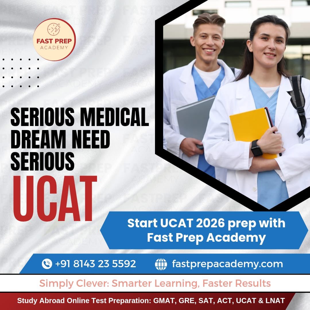 fastprepacademy's tweet image. Crack the UCAT with confidence at Fast Prep Academy 🎯

Our expert-led coaching focuses on proven strategies, timed practice, and personalized feedback to boost your score. From Verbal Reasoning to Decision Making, we train you to think faster🚀

#ucat #medicne #prep #doctor #uk