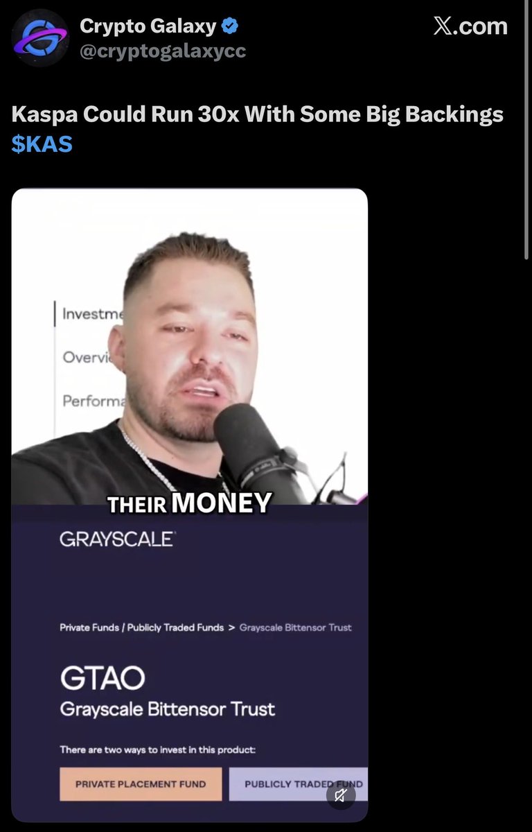 $KAS runs and the biggest cancer of the community is back. Fuck CG