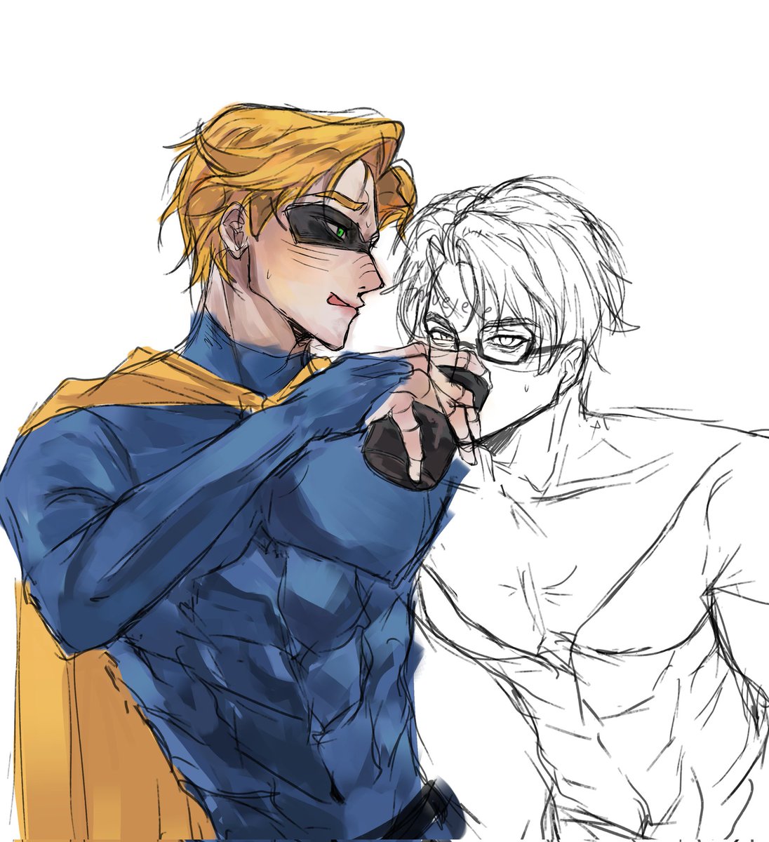 Me falta pintar a mi otro viejo :3
#gammabeam