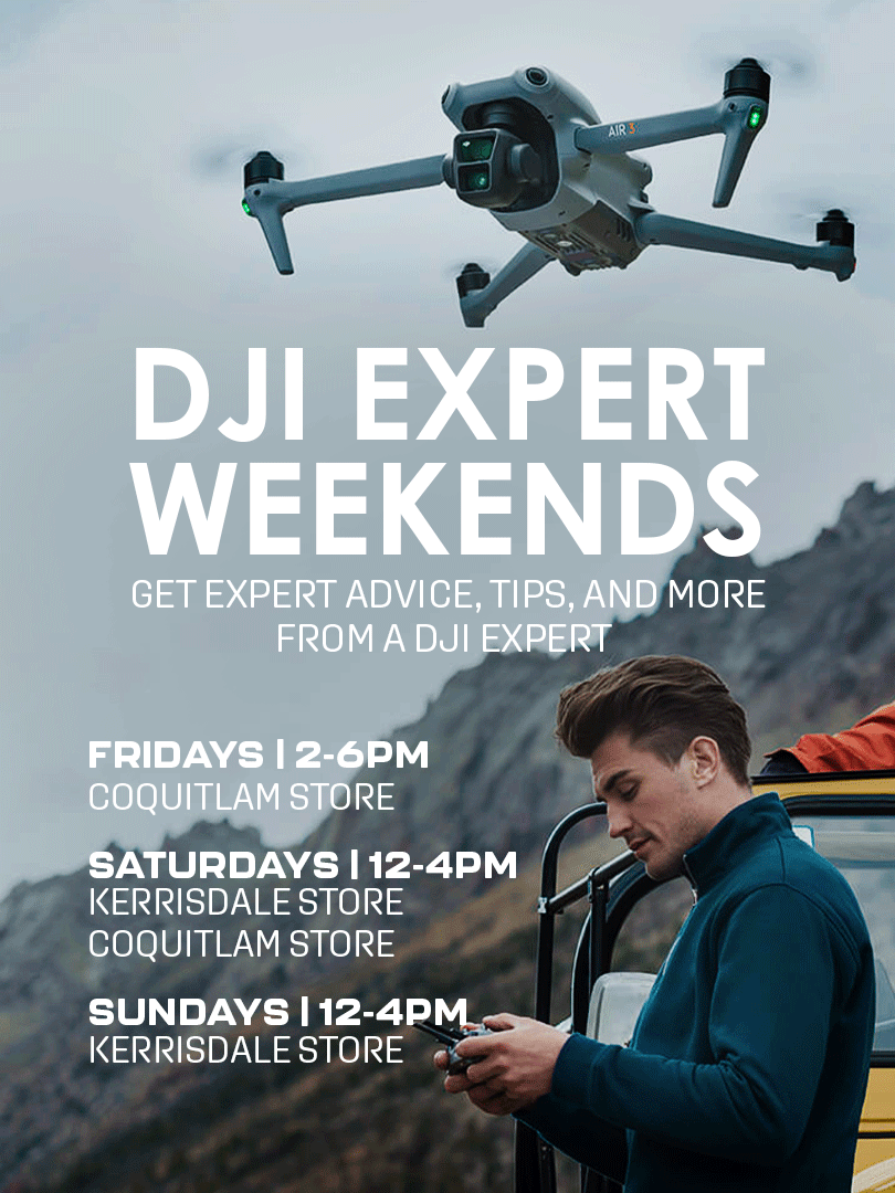 KCLmain's tweet photo. Visit our Coquitlam and Kerrisdale stores every weekend to meet with experts from DJI!

Master the tools that tell your story. Whether you’re chasing cinematic drone shots or perfectly stabilized handheld footage, DJI’s own experts are here to help you. https://t.co/fqtfyUomb5