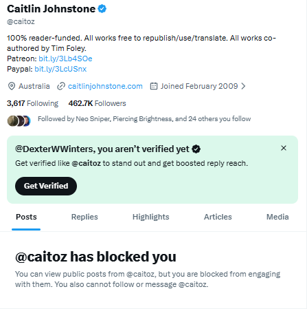 Sam__Cooke's tweet photo. @caitoz https://t.co/6GKA9Gm1kc

Don't dare say Caitlin pontificates. I'm actually surprised she blocks in the first place. What a complete joke. https://t.co/0tOOxOvsv9