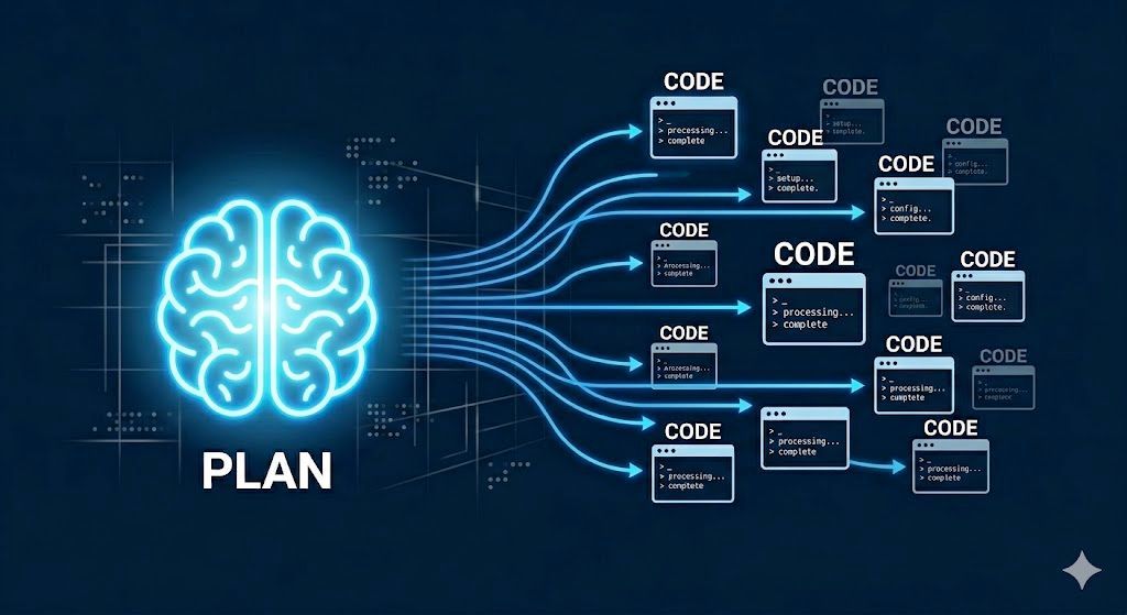 Disagg planning.

In inference, disaggregated prefill splits the compute-heavy prefill from decode. A similar thing is playing out in agentic coding: planning and execution are different cognitive tasks that favor different model profiles. Models that reason deeply aren't always