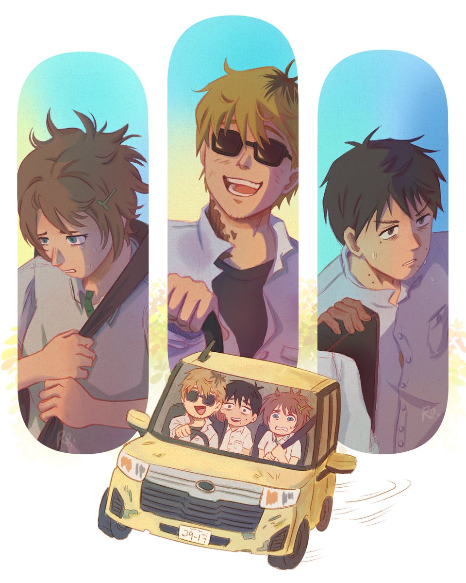 get in, we're going to save hikaru 🚗💨

#光が死んだ夏 
#thesummerhikarudied