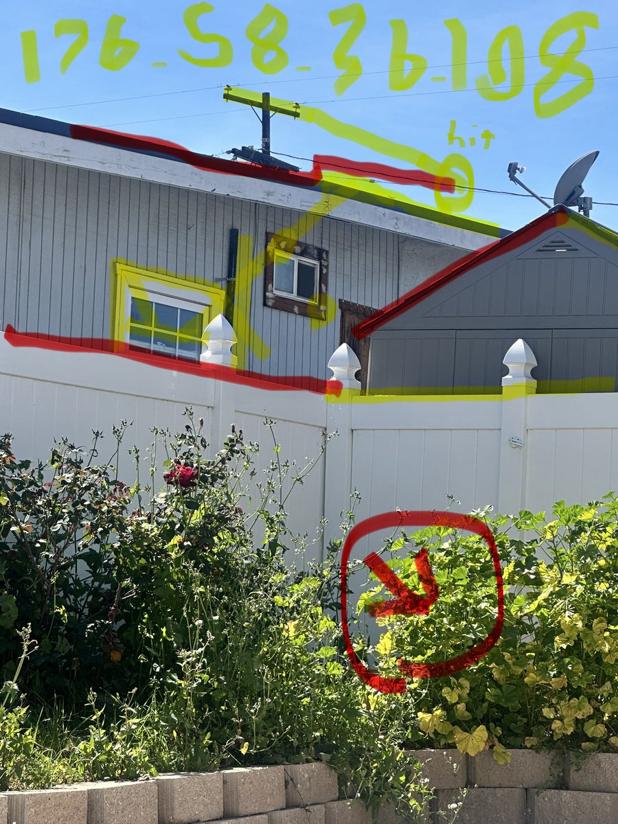 ConfusedArvin's tweet image. Analyzing the hit points of the image and extracting HVIAID metadata tables from the images code stack  and matching them with the specific lighting conditions at the time of the image was taken returns an ip of 176.58.36.108