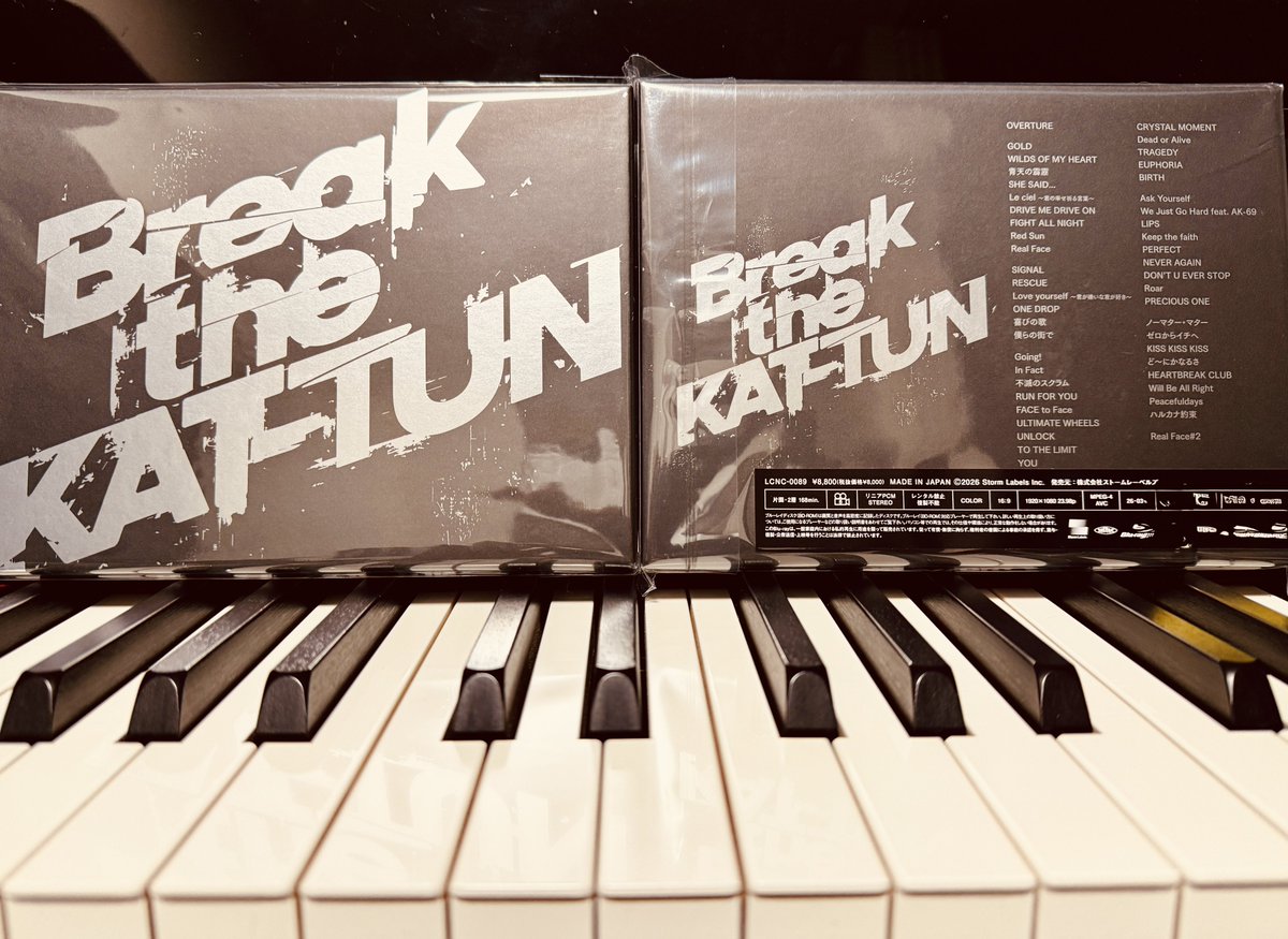 KAT-TUN「Break the KAT-TUN」!!
素敵な曲がたくさん🎶
これまでの音楽と一緒に、みんなの中に素敵な思い出がたくさんありますように🥹
#KATTUN #BreakTheKATTUN 
#DeadOrAlive #EUPHORIA