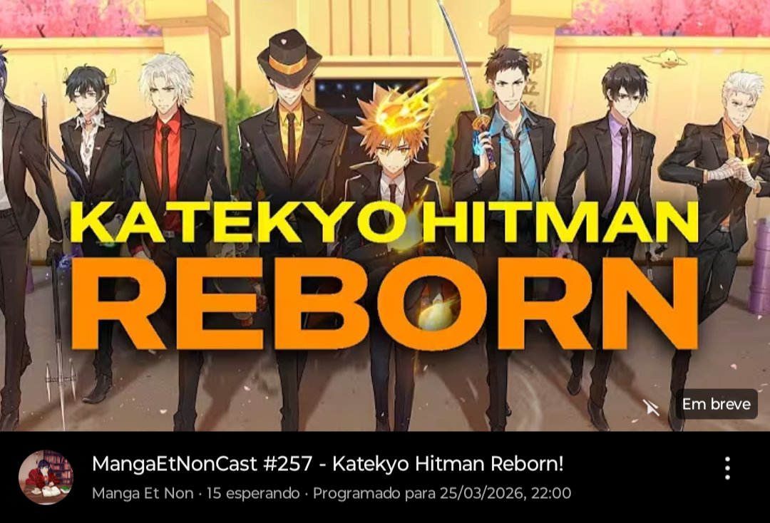 É CHEGADO A HORA, É CHEGADO O GRANDE DIA!!!

A FANDOM DE KATEKYO HITMAN REBORN ESTÁ PARA RESSURGIR DAS CINZAS NO BRASIL

A MELHOR LIVE DO MANGÁ ET NON ESTÁ AO VIVO!!!!