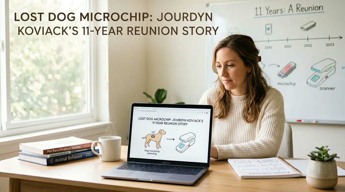 thepixelspulse's tweet image. After 11 years, Jourdyn Koviack's lost dog, Forty, is home! Her incredible persistence in updating his microchip details made this reunion possible. A true testament to hope!

thepixelspulse.com/posts/lost-dog…

#jourdynkoviack #forty #microchip