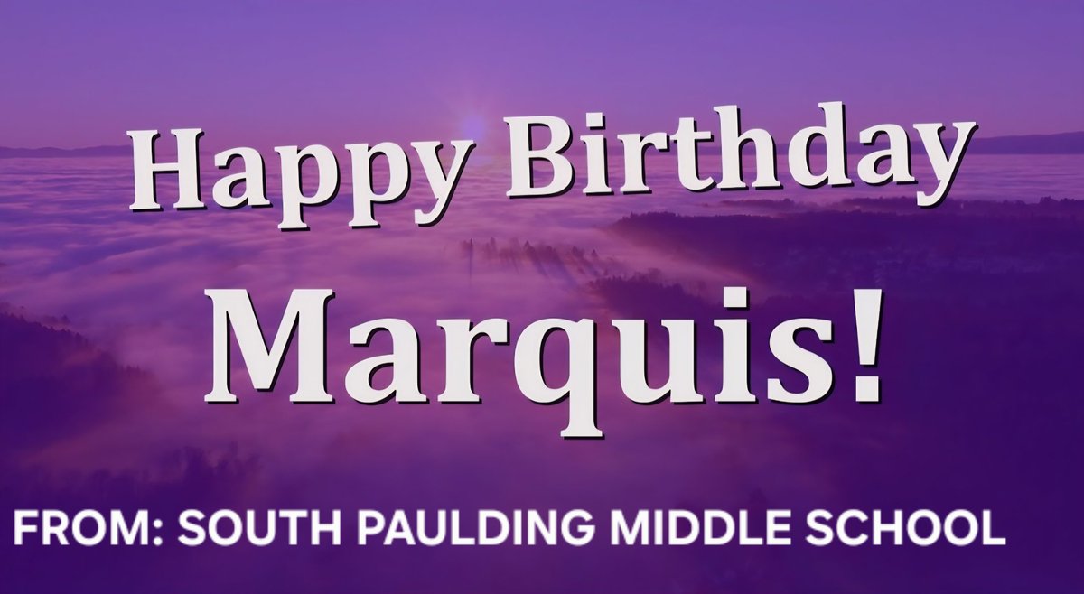 KimCayetano4's tweet image. Happy Birthday Marquis Hill from South Paulding Middle School, Dallas, Ga. We love ya, enjoy your birthday!
#Author 
#MotivationalSpeaker
#LoveYourself
#SouthPauldingHighGraduate