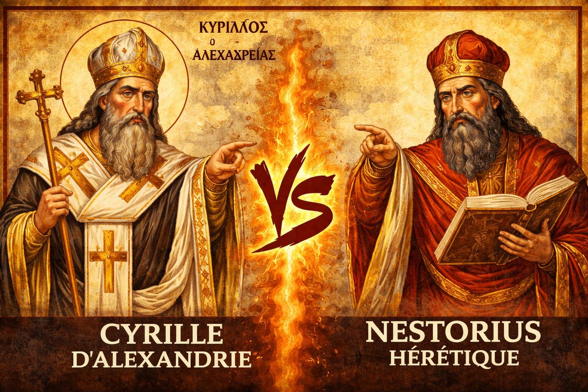 armiaphysite's tweet photo. 📜 MINI THREAD:  Les néo-chalcédoniens ne suivent pas st Cyrille d’Alexandrie mais Nestorius l’impie. https://t.co/ShsOjNnmSy