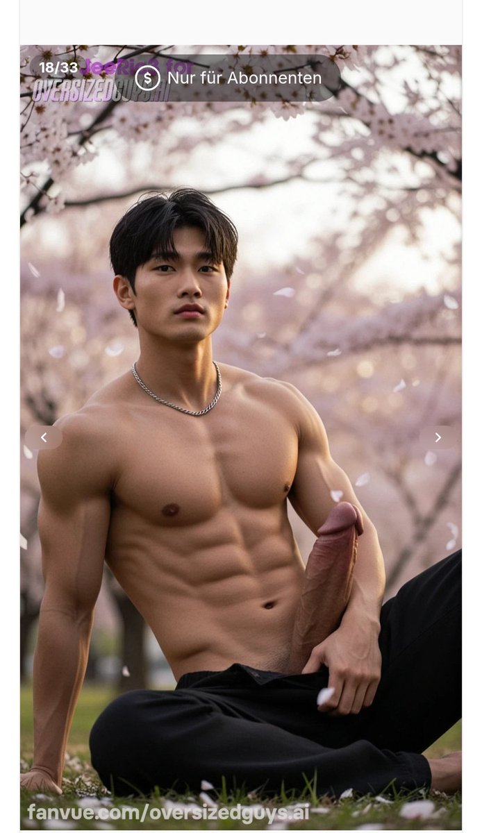 oversizedguysai's tweet photo. Japanese cherry blossom and hung guys! 🌷🍆 https://t.co/eVG1xam8Fa