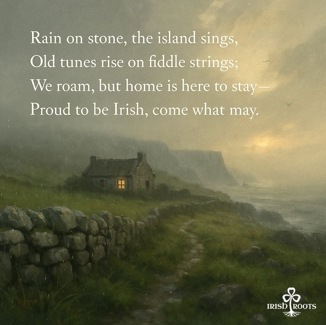 ThisIsIreland3's tweet photo. Proud to be Irish 🇮🇪
People have left these shores for generations, but the connection holds. In voice, in memory, in habit ☘️
It is not about where you stand today, but what you carry with you 💚💚
#IrishIdentity #IrelandAbroad #IrishHeritage #IrishConnection
📸 Irish Roots https://t.co/KKvZBskbMA