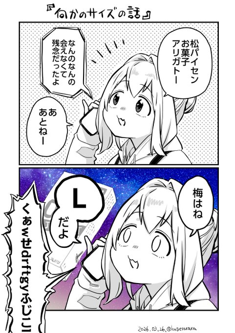 『何かのサイズの話』 
