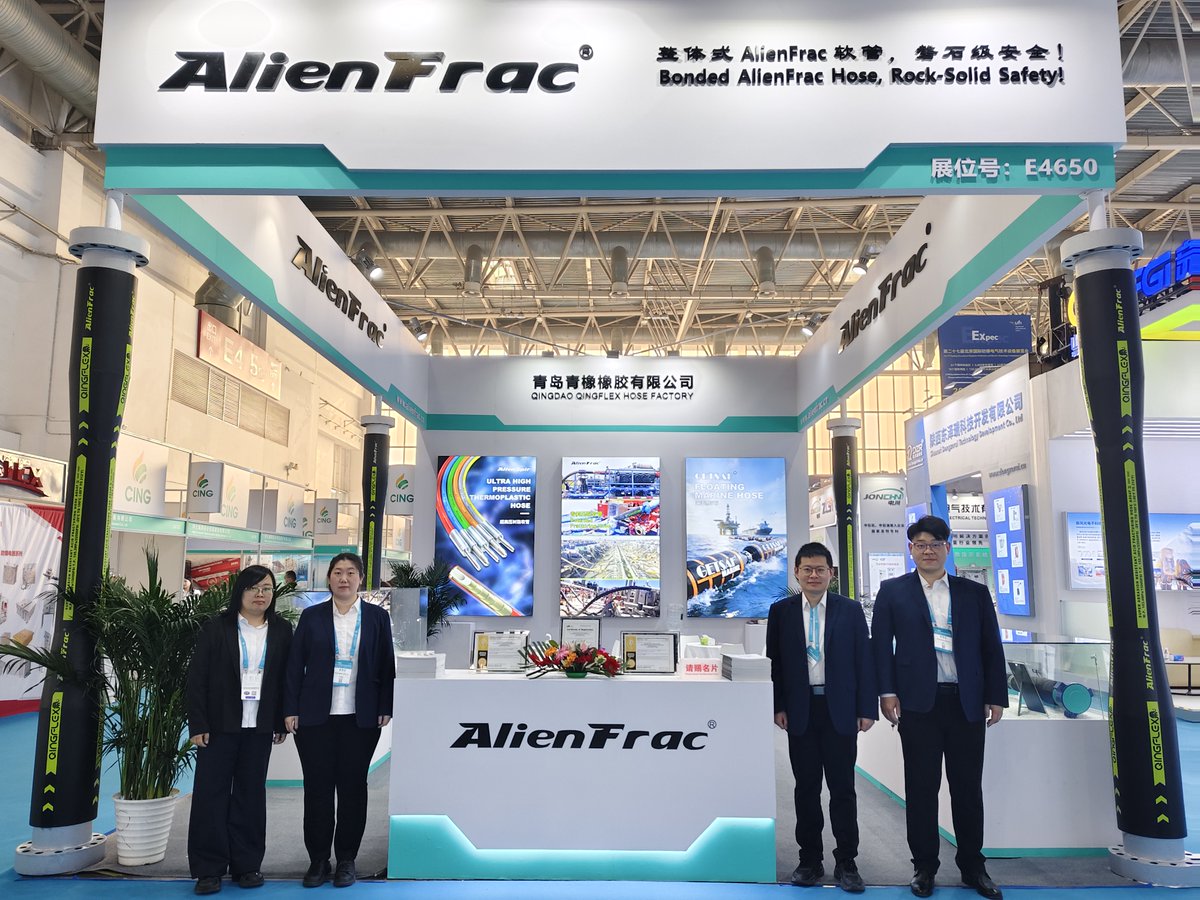 aliendrillcom's tweet photo. AlienFrac at CIPPE: 7-inch Large-Bore Frac Hose Solution!

The 26th China International Petroleum &amp; Petrochemical Technology and Equipment Exhibition
China International Exhibition Center, Beijing (Shunyi)
26-28 March 2026
Booth: E4650
#cippe2026 #alienfrachose #7inch #oilandgas https://t.co/tjWfdZjA1p