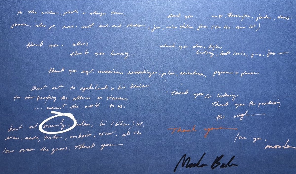 3ternalsirenity's tweet photo. noise ( meaning ) - monte booker

so happy to have this amazing album on vinyl and grateful to have my name within it! i love and appreciate you so much @montebooker 🫂🤍 https://t.co/F8RwvK6huo