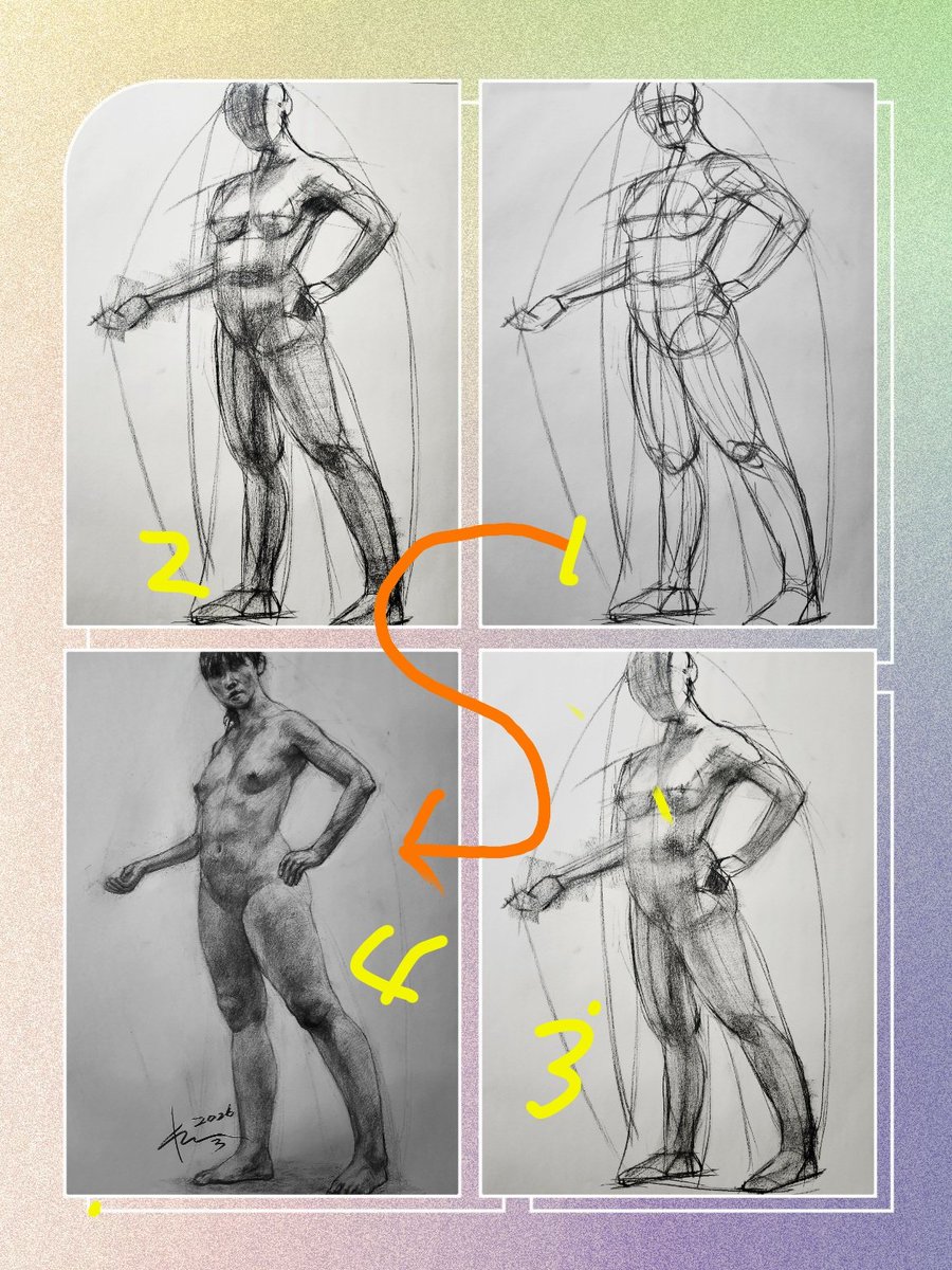 京都・東京・人体デッサン指導アトリエ tweet media