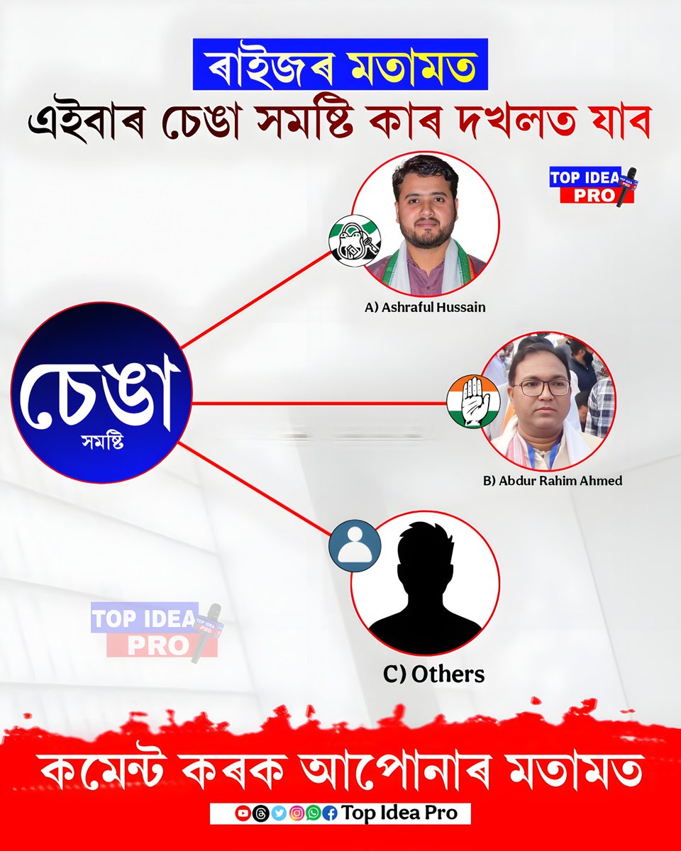 topideapro's tweet photo. কমেন্ট কৰক আপোনাৰ মতামত #Chenga https://t.co/w89x0iahww