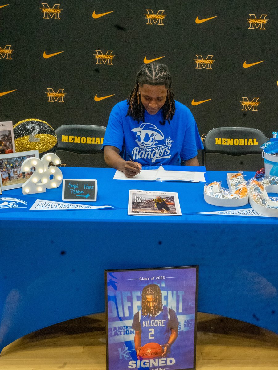 GBBWarriors's tweet photo. 🌟SIGNING DAY!🌟

Congratulations Jevan!! We are so proud of you!! Wishing you the best at Kilgore! 💛🖤 https://t.co/VOLhgSFHY7