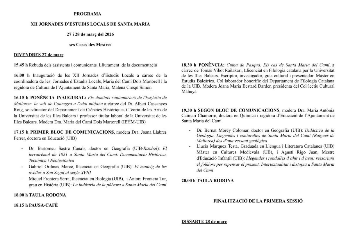 Santa Maria del Camí tweet media