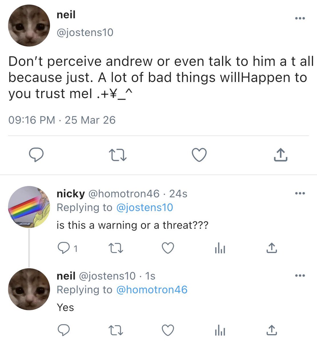 neiljxstenz's tweet image. andreil #socmed au w cuckoo charming beautiful neil coming to a screen near u