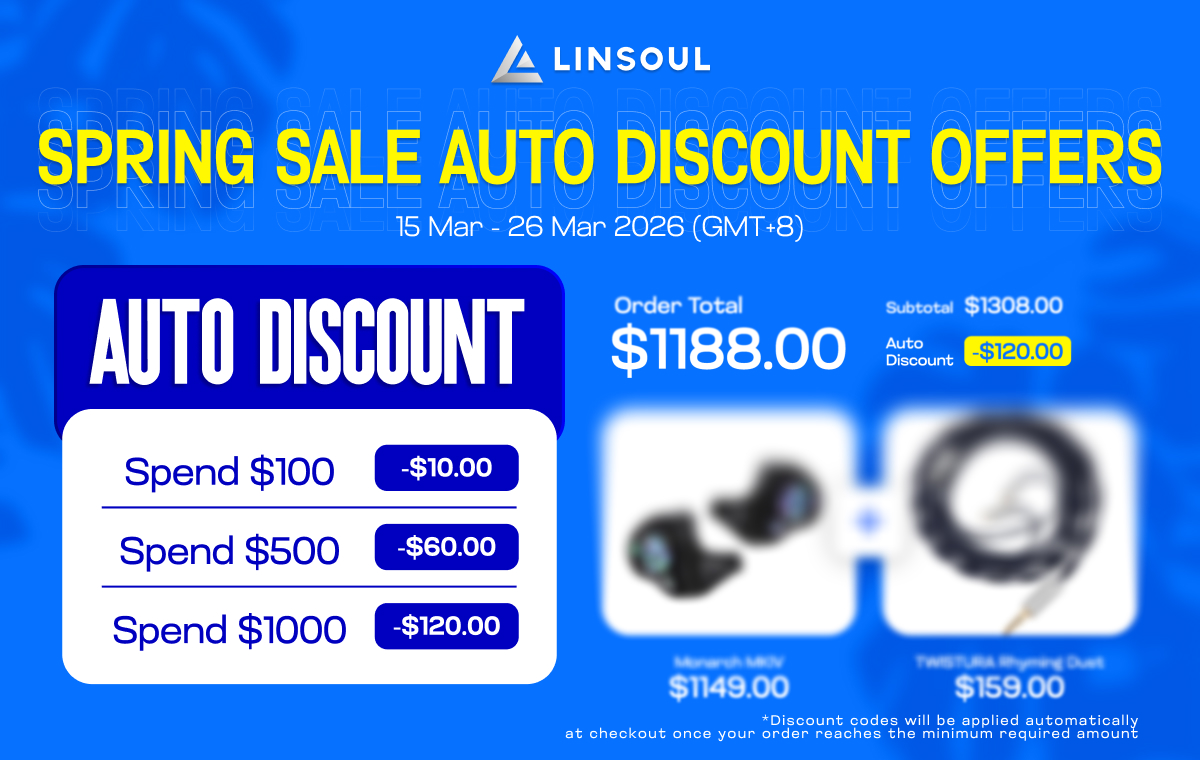 Linsoul_Audio's tweet image. ⏰ Final 12 hours!
Linsoul Spring Sale 2026 ends soon 🔥
Shop now: linsoul.com/collections/sa…

#TechDeals #audiophile
