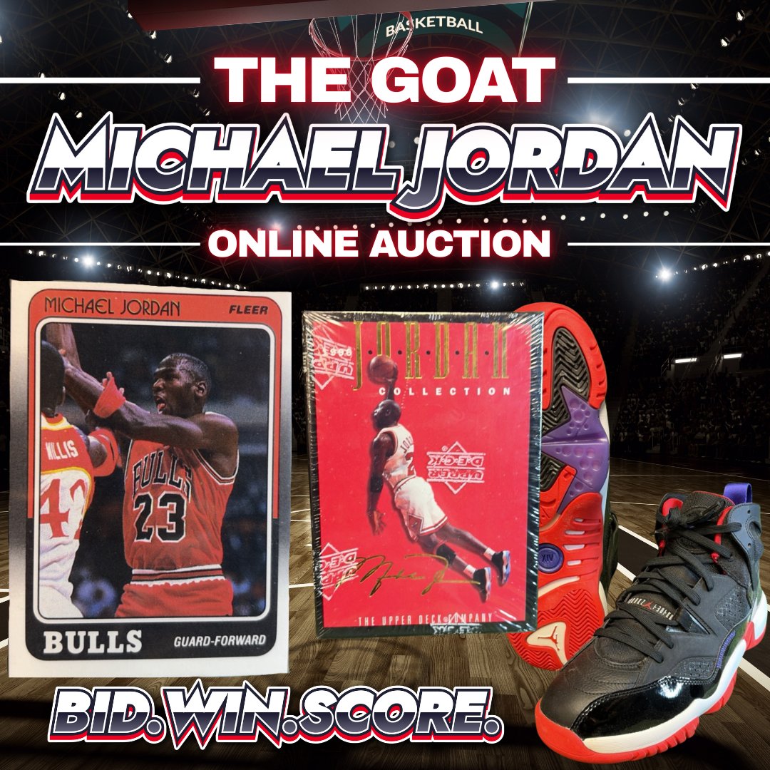 KBIDOnline's tweet image. 🏀🔥 ALL MICHAEL JORDAN AUCTION – NEXT LEVEL! 🔥🏀
ow.ly/xoso50YwZ8w
📍 Plymouth, MN

#PlymouthMN #KBID #MichaelJordan #SportsCards #CardCollectors #GradedCards #Memorabilia #AuctionLife #BidWinCollect 🐐