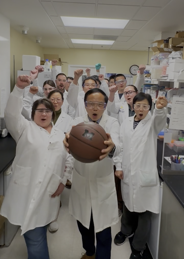 umichmedicine's tweet photo. #Science is a team sport - and our @umichCVC scientists need your vote RIGHT NOW in the #STATmadness tournament of science from @statnews: https://t.co/yhjVRFOgr5 https://t.co/tbdfIPwusd
