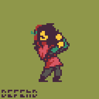 RainlightDev's tweet photo. I was inspired by Deltarune's spritework #deltarune #art #myart #pixelart #animation https://t.co/KFlx47u5gS