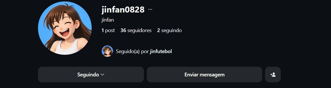Galera, por favor sigam minha patroa na rede vizinha
ela vai sortear 10 camisas quando chegar a 1k de seguidores lá