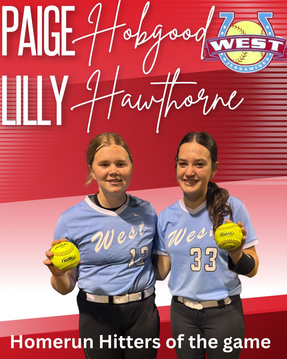 Bats got hot tonight in a 15-4 win against Estill.

Offensive Leaders
K McInturf - 2 for 2
L Hawthorne - 4 for 5 4RBIs 💣 
L Blakeman - 3 for 4
P Hobgood - 3 for 5 💣 
KK Tate - 3 for 5
A Myszak - 3 for 5
A Vahle - 2 for 5

Pitching
K Hobgood 4IP, 2ER,0BB,3Ks
KK Tate 3IP, 0ER, 3K