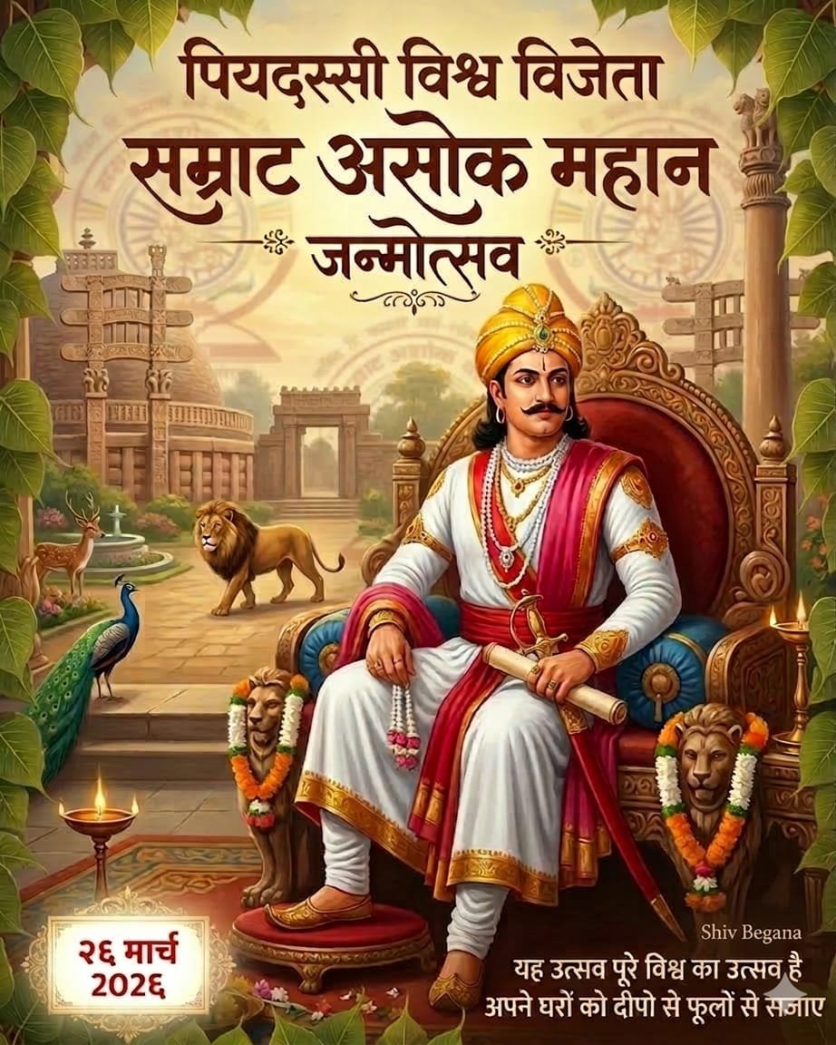 shailendra12509's tweet photo. सम्राट असोक महान के 2330 वें जन्मदिन #अशोकाष्टमी लोककल्याणकारी पर्व के पावन अवसर पर समस्त देशवासियों को हार्दिक बधाई एवं मंगलकामनाएं।
#सम्राट_अशोक_जयंती
#AshokJayanti
#सम्राट_अशोक_जयंती_पर_राष्ट्रीय_अवकाश

@ArvindKejriwal @SanjayAzadSln @CMOfficeUP @BhagwantMann @kpmaurya1 @ANI https://t.co/DJJmr3QYRE