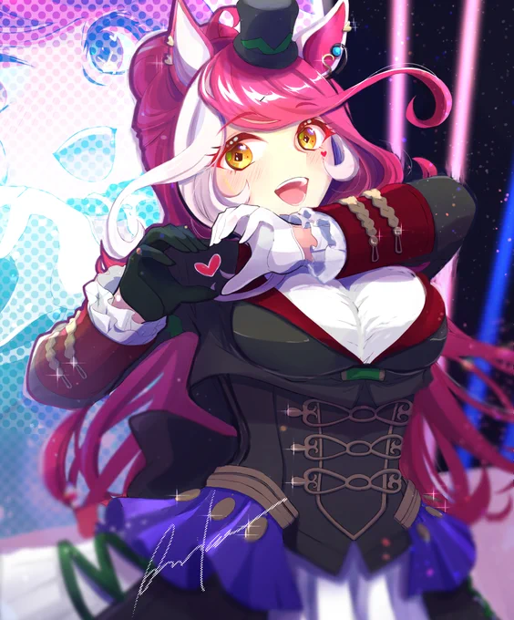 ラヴズちゃん誕生日おめでとうございます～ 過去絵加筆修正版です #ラヴズオンリーユー