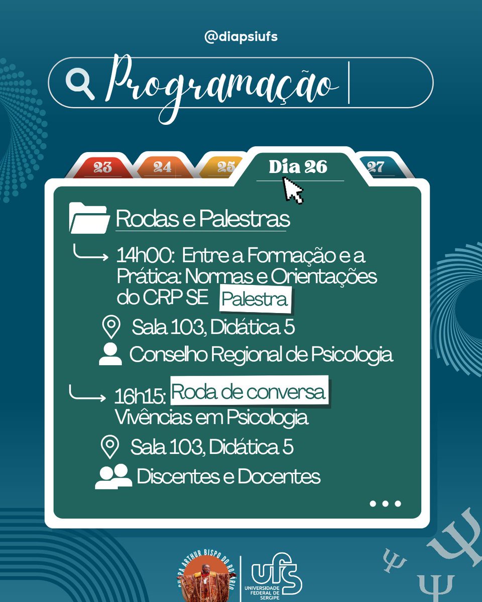 Psicologia - UFS (@diapsi_ufs) / Posts / X