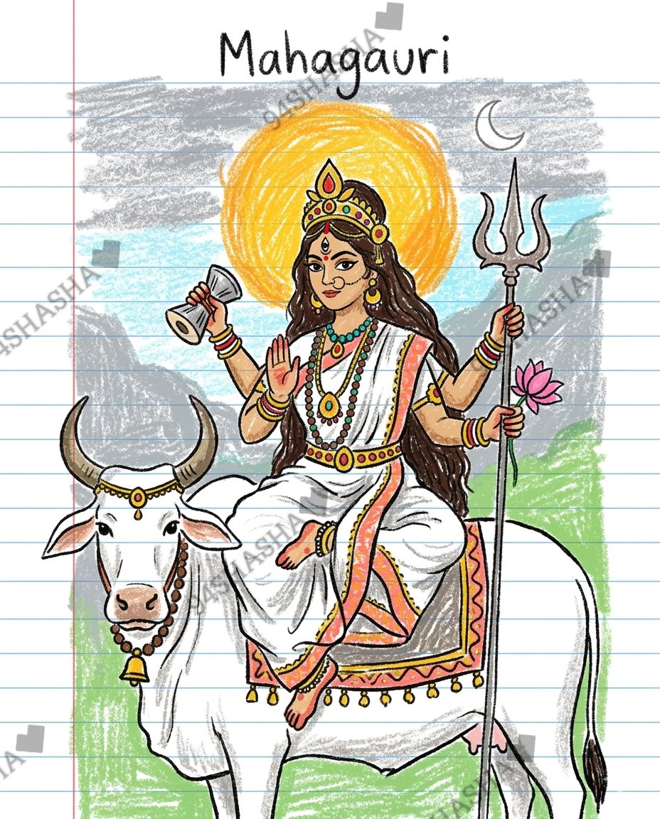 94shawy's tweet image. माता महागौरी 🤍

#Mahagauri #ShubhNavratri #Durga #AI #AIArt #Navratri #ChaitraNavratri #NavDurga #NauDurga #94shasha