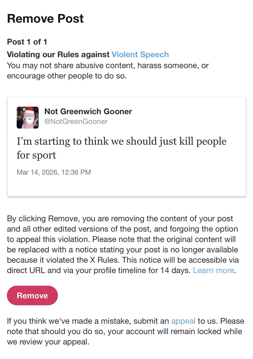 Not Greenwich Gooner tweet media