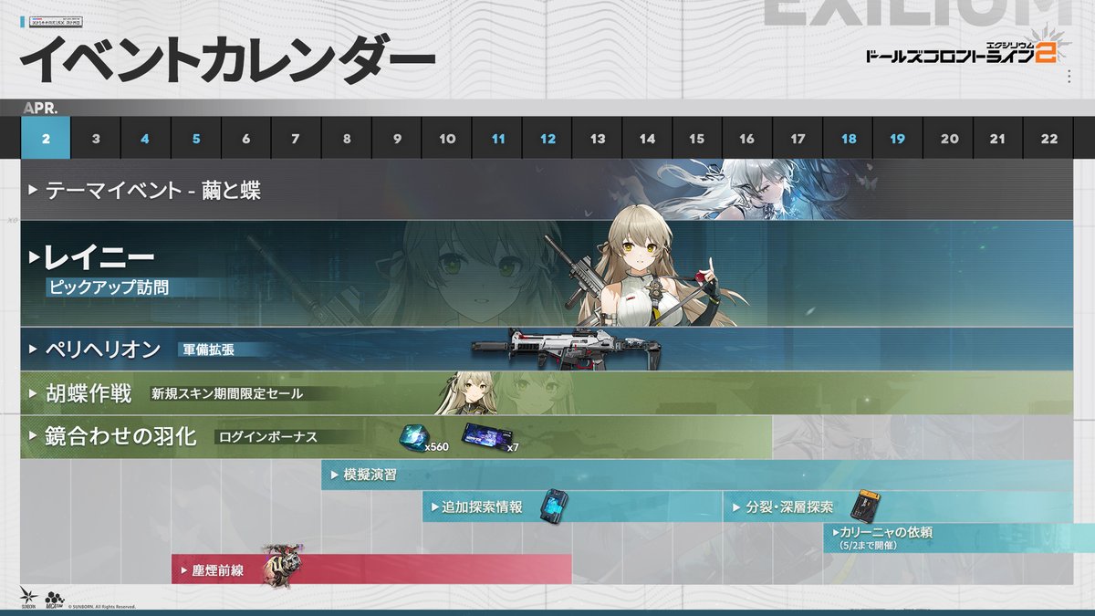 ドールズフロントライン2：エクシリウム公式 tweet media